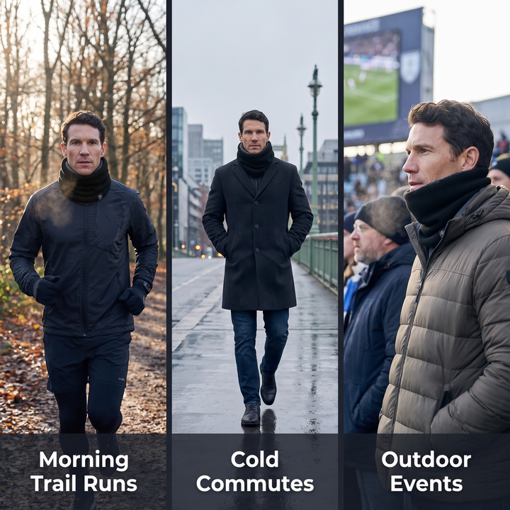 Fleece-Lined Neck Gaiter - Three Ways to Wear
