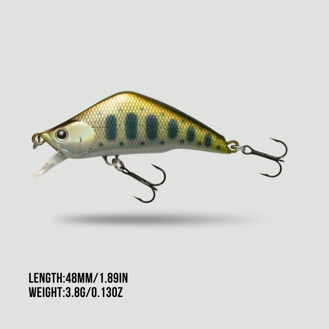 Sinking minnow lure, 1.89 in (48 mm), 0.13 oz (3.8 g)