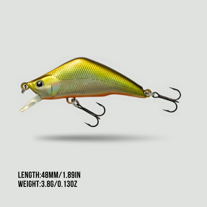 Sinking minnow lure, 1.89 in (48 mm), 0.13 oz (3.8 g)