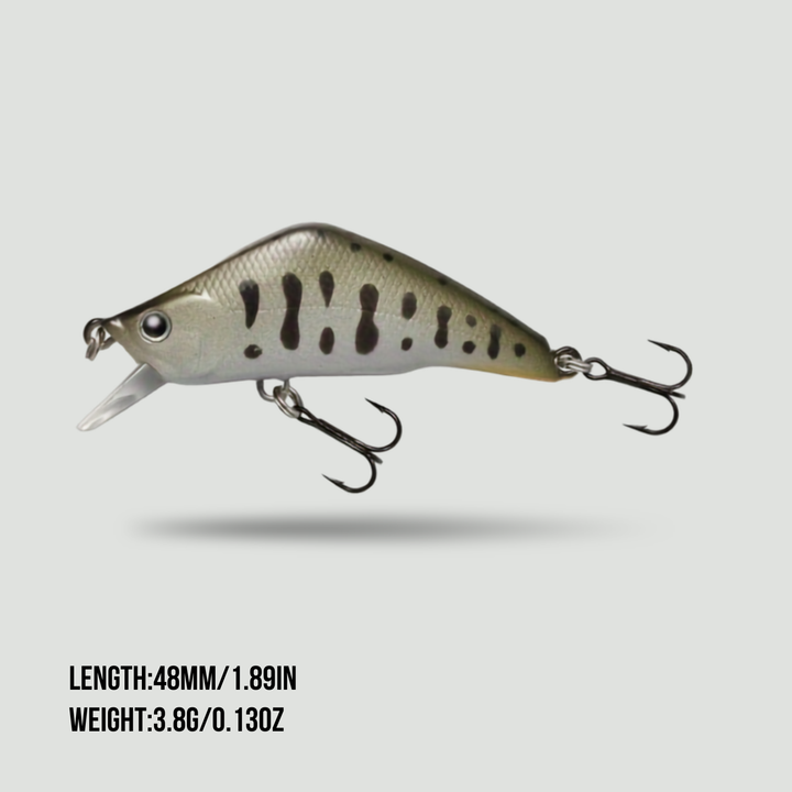 Sinking minnow lure, 1.89 in (48 mm), 0.13 oz (3.8 g)
