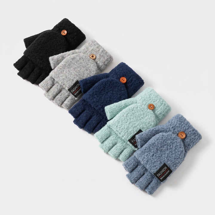 USB heated fingerless gloves in all five colors