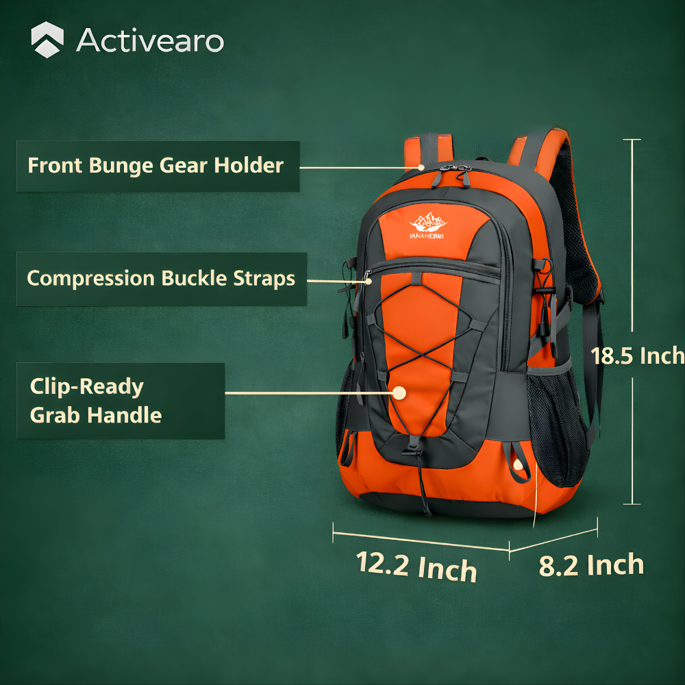 Lightweight 30L Hiking Backpack – Waterproof Daypack for Outdoor Use