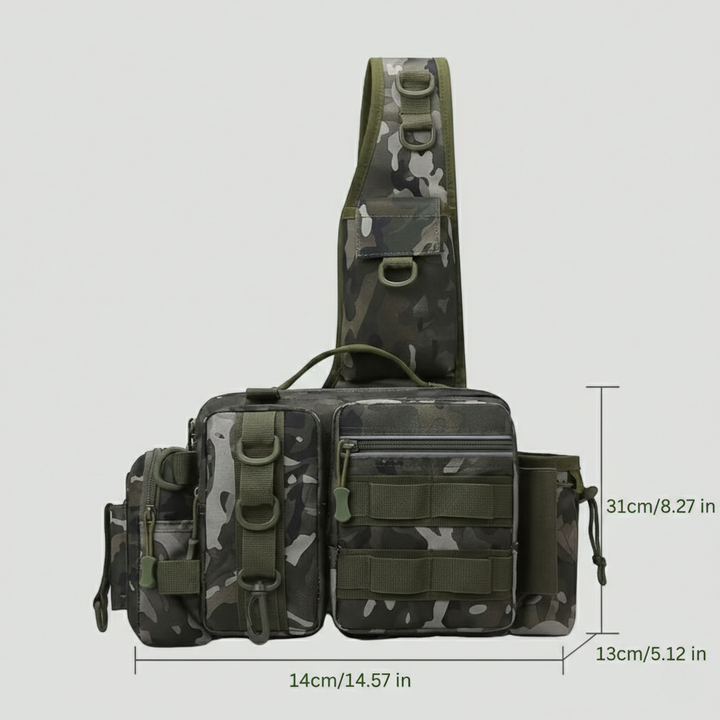 Men’s Multi-Functional Fishing Backpack – Compact Outdoor Gear Bag
